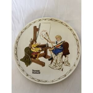 The Artist's Daughter by Norman Rockwell Lynell Marketing Collectors Plate